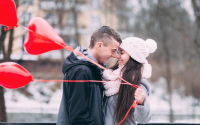 Amor en la escalera de la comunidad